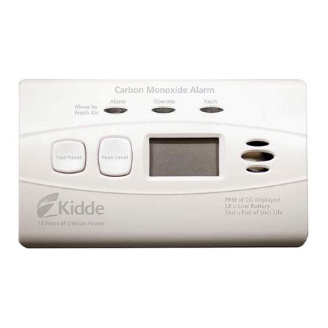 kidde carbon monoxide alarm manual